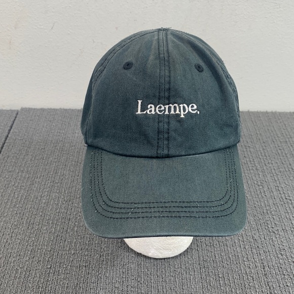 Laempe Reich HardCore Baseball Hat Mens Adjustable Black Faded Strapback Cap - Picture 1 of 13